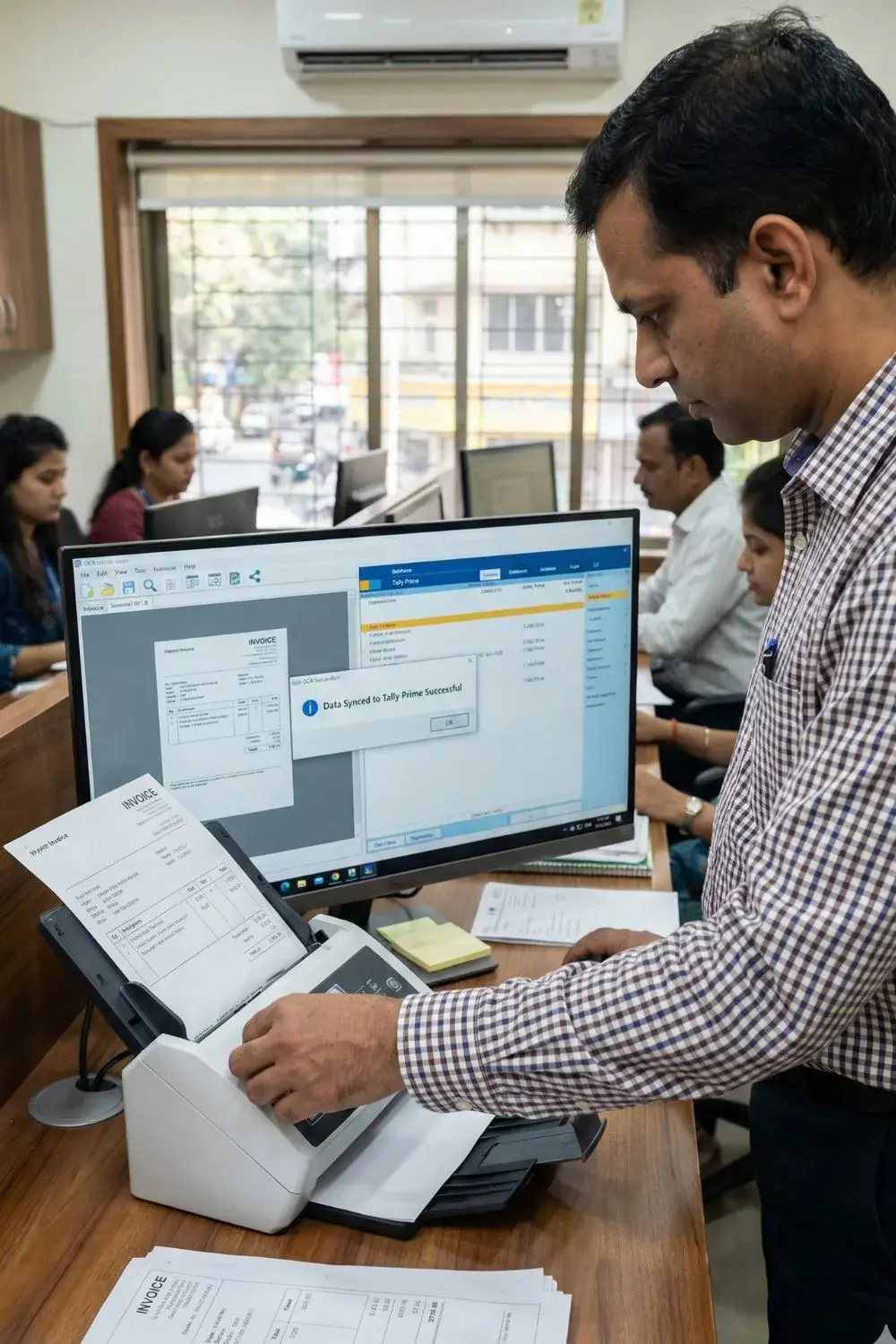 Business owner monitoring WhatsApp CRM integration and sales performance