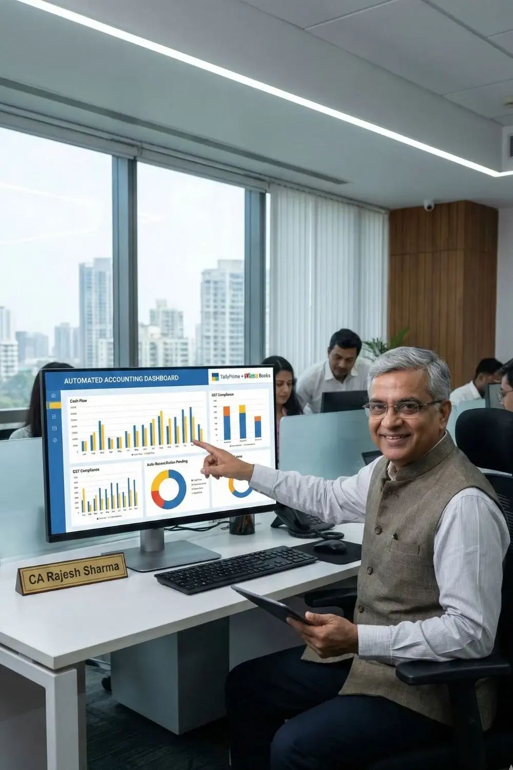 AI tools for Indian CAs reducing manual data entry