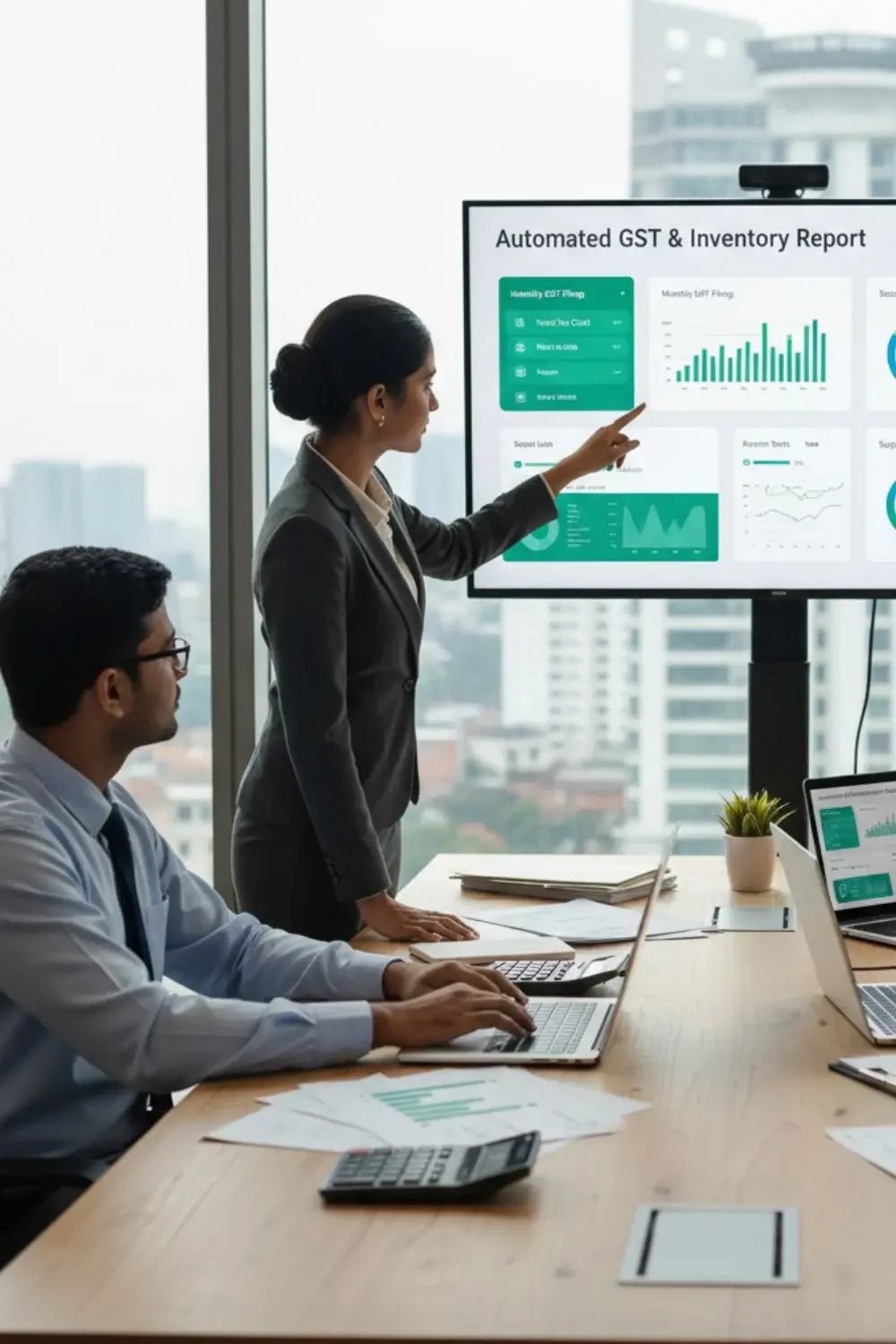 Automated inventory management and GST reporting for Indian SMEs