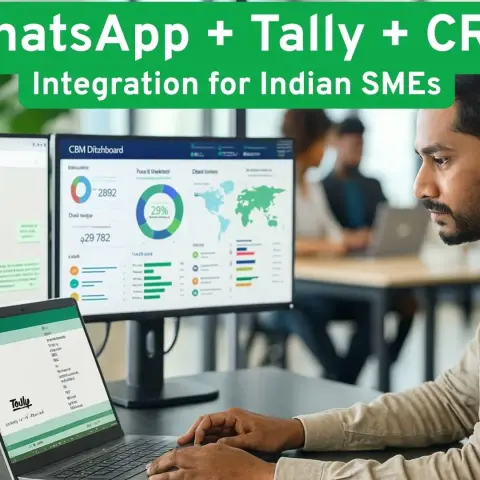 WhatsApp + Tally + CRM Integration in India