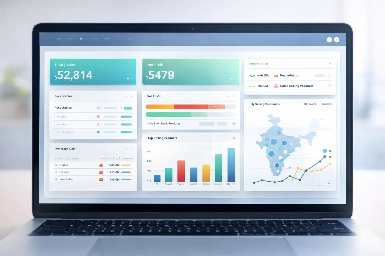 Central Dashboard is an advanced business intelligence system that automatically pulls data from different software, cleans it, and converts it into an easy-to-understand format.