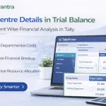 Enable Cost Centre Details in Trial Balance