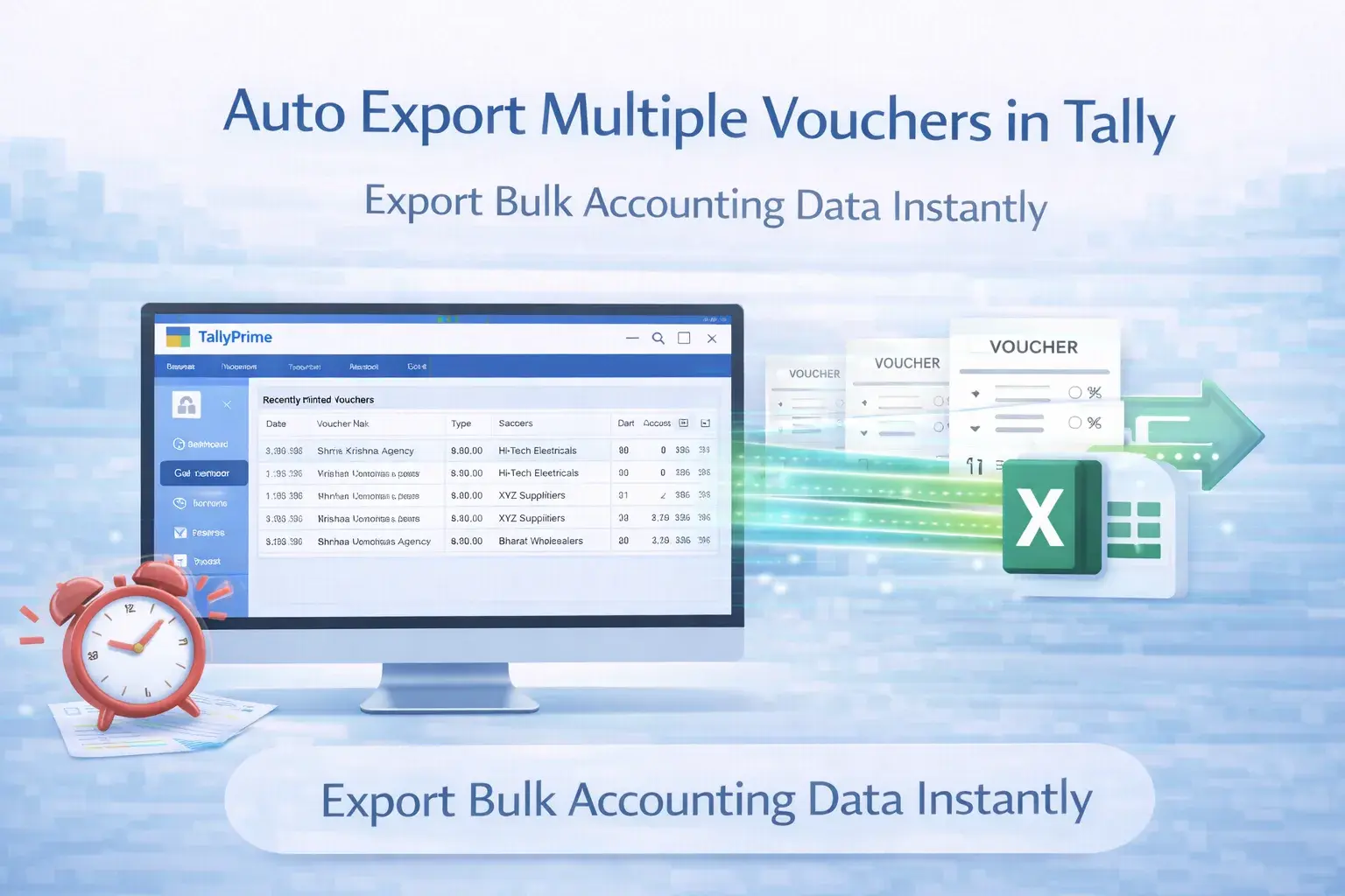 Enable Auto Export of Multiple Vouchers Add‑on for TallyPrime
