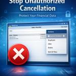 Disable Cancel Vouchers Option to Users