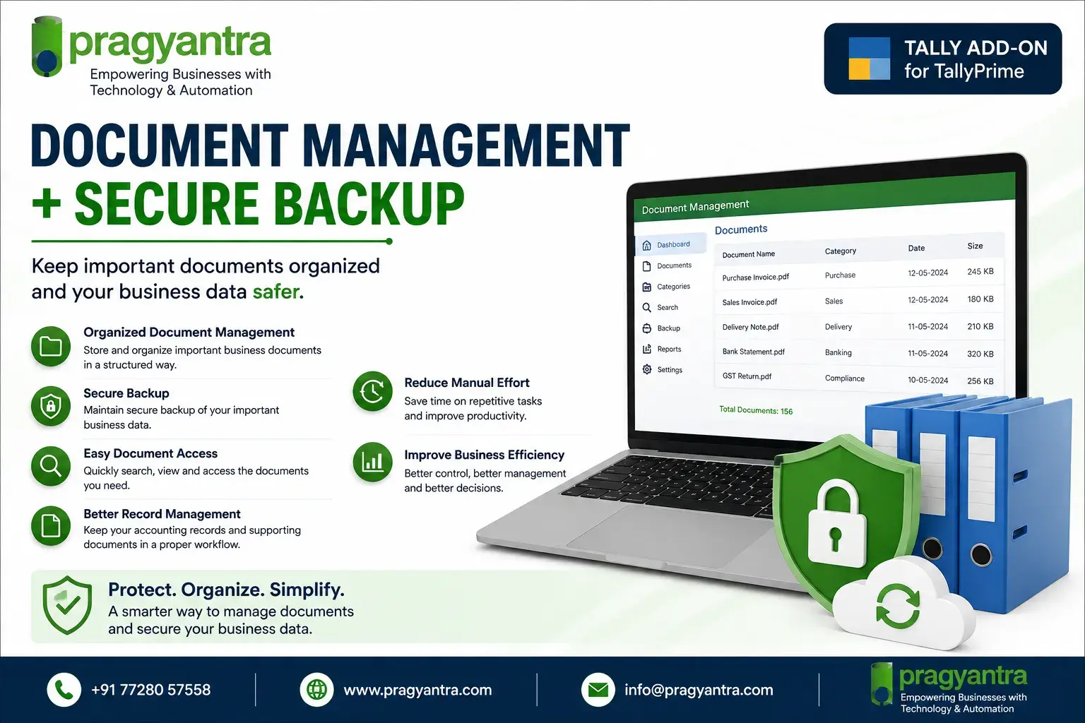 Document Management + Secure Backup