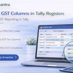 Enable HSN Code & GST% Columnar Register