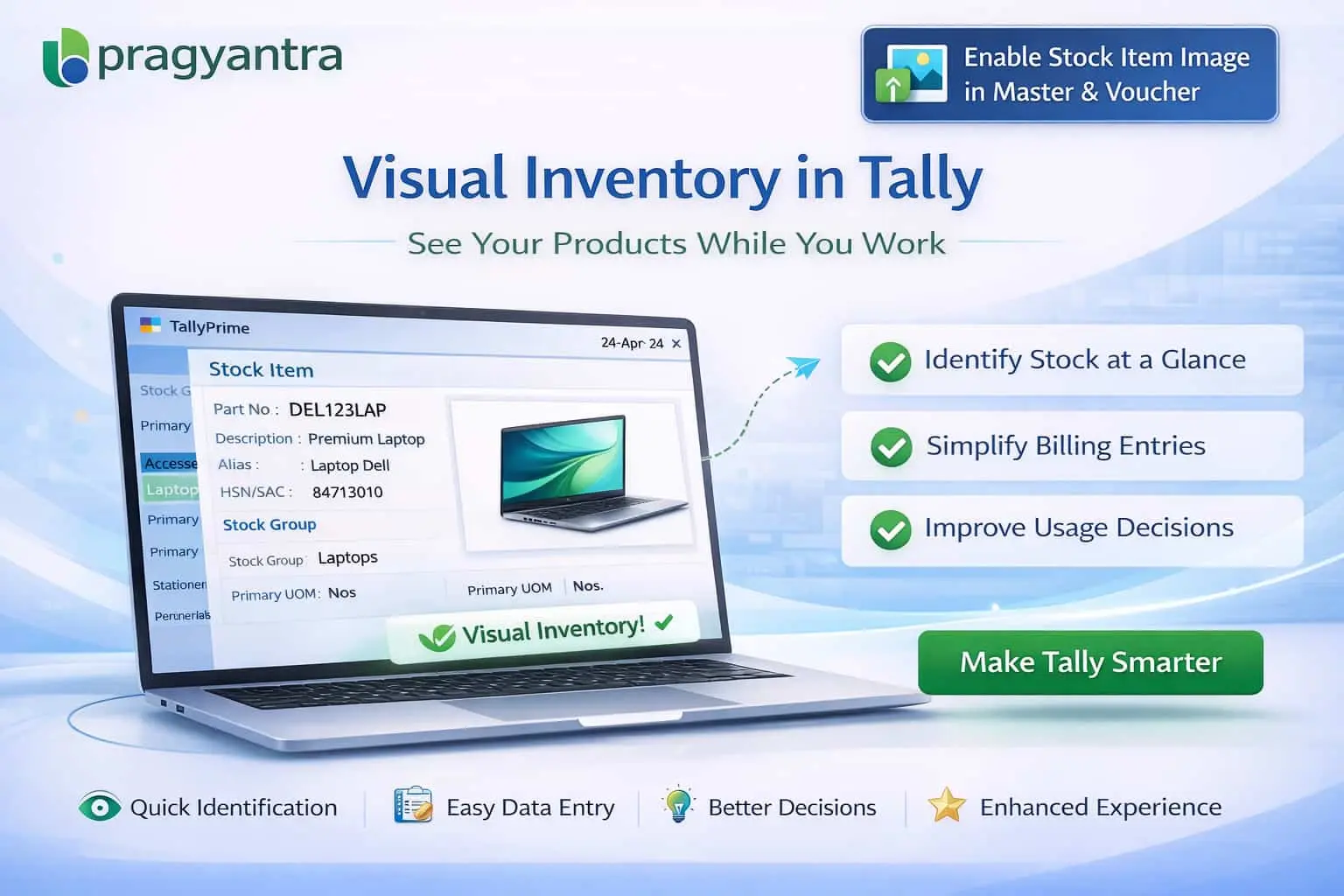 Enable Stock Item Image in Master & Voucher