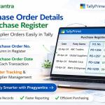 Show Purchase Order No. & Date in Purchase Register