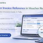 Show Suppl. Inv. No./Reference in Voucher Register
